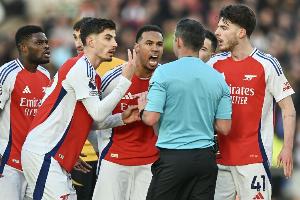 郵報：阿森納vs曼城焦點(diǎn)大戰(zhàn)將啟用裁判攝像系統(tǒng)