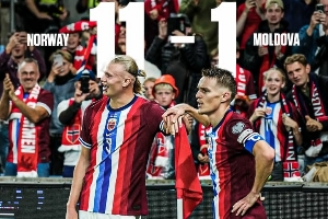 雙子星沖擊美加墨！挪威世預(yù)賽5連勝狂轟24球 哈蘭德9球厄德高7助