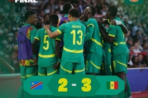 非預(yù)賽-塞內(nèi)加爾讓二追三逆轉(zhuǎn)民主剛果 杰克遜建功、巴坎布破門(mén)