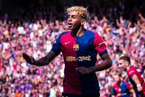 17球15助攻，亞馬爾2025年代表巴薩和西班牙共直接參與32個進球