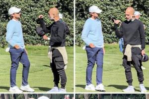 【走到哪教到哪】連打高爾夫的人都逃不過瓜帥的“指導” ??