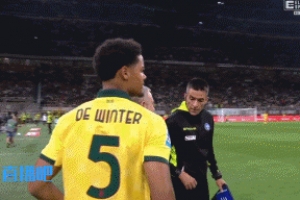 首秀登場(chǎng)！米蘭新援德溫特下半場(chǎng)替補(bǔ)登場(chǎng)