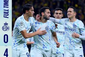 歐冠僅國(guó)米勝！意甲7隊(duì)歐戰(zhàn)3勝1平3負(fù)，拿波里慘敗尤文羅馬均告負(fù)