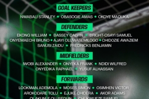 尼日利亞新一期名單：奧斯梅恩、盧克曼、伊沃比、丘庫埃澤在列