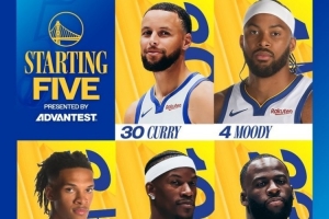 主場迎戰(zhàn)開拓者！勇士首發(fā)：庫里、穆迪、理查德、巴特勒、追夢