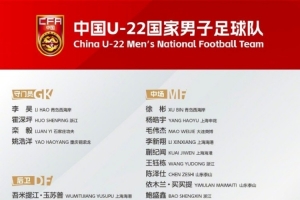 U22國足于12月7日赴廣東肇慶集訓并赴阿聯(lián)酋、沙特阿拉伯備戰(zhàn)參賽