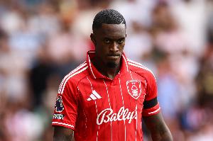 太陽報：森林邊鋒奧多伊認真考慮代表加納，參加明年世界杯