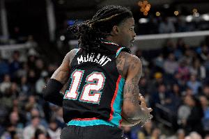 灰熊主場(chǎng)迎戰(zhàn)開(kāi)拓者 莫蘭特因右小腿拉傷連續(xù)第10場(chǎng)缺席！