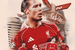 利物浦發(fā)布客戰(zhàn)國米海報：范戴克、維爾茨、埃基蒂克出鏡