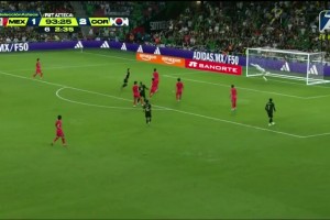 墨西哥絕平韓國！AC米蘭中鋒S-希門尼斯弧頂一腳兜射破門！