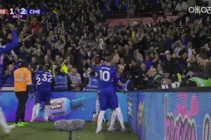 切爾西2-1反超！凱塞多外圍遠(yuǎn)射破門(mén)！加納喬傳中策動(dòng)！