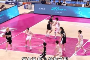 腦子短路了？河北女籃一球員接球后竟投向自家籃筐，看懵球迷??