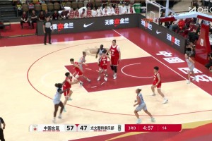 拿下個人成年國家隊首分！冉珂嘉快下反擊接隊友助攻輕松1打0上籃