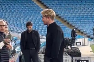 當(dāng)你看到德布勞內(nèi)的肢體語言，就知道他想在這里退役