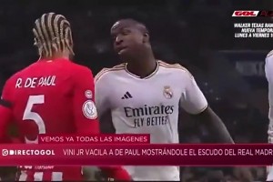 維尼修斯：我為皇馬效力，你是誰？ 德保羅：我是世界冠軍