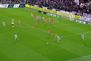 尤文1-1扳平亞特蘭大！科索努解圍失誤，卡巴爾門前推射破門！