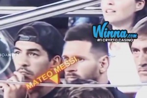 蘇亞雷斯和梅西不敢相信他的兒子慶祝C羅進(jìn)球??