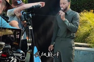 小學(xué)生變大佬！庫(kù)里拍攝廣告抽著雪茄 大佬氣勢(shì)十足啊~