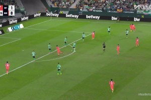 巴薩1-1扳平比分！孔德下底橫傳助攻，費蘭包抄推射破門！